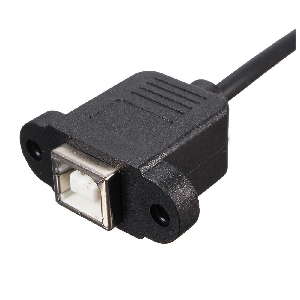 Prolunga USB 2.0 Da Pannello &ndash; Angolo Sinistro B Maschio A Femmina, 15cm