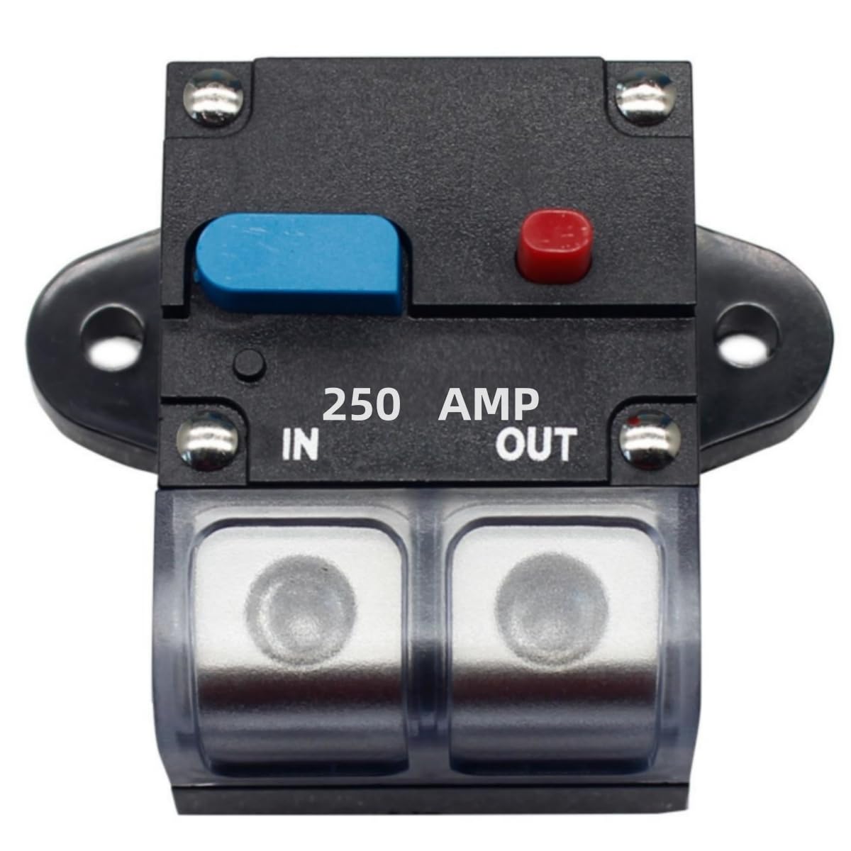 150A Circuit Breaker Resettable Circuit Breaker 150 amp Self Recovery Circuit Breaker Manual Reset Button for Car Audio and Amps Protection, Black
