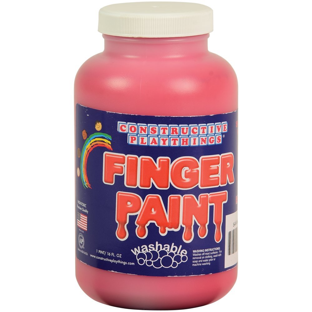Constructive Playthings-SAR-94-01 Washable Finger Paint - Black : Toys & Games