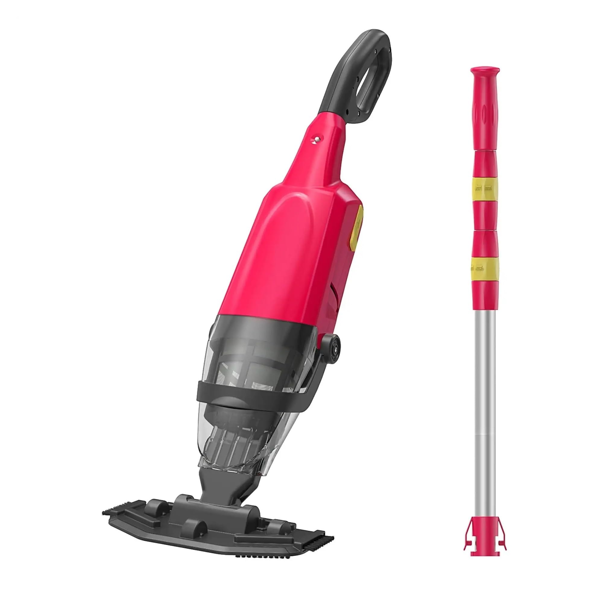Aspirateur de Piscine sans Fil, aspirateur portatif avec autonomie jusqu'à 60 Minutes for piscines Hors Sol, spas et jacuzzis(Carmine)