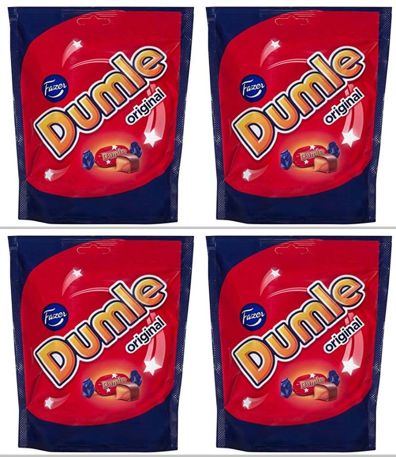 Fazer Dumle original Chocolate 4 Packs of 220g