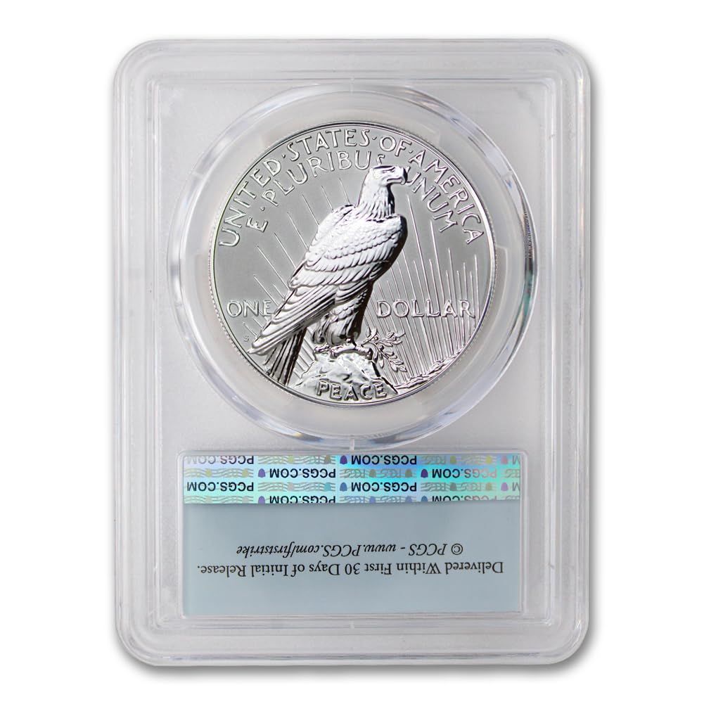 2023 S American Proof Silver Peace Dollar Coin Reverse PR-70 (First Strike - Flag Label) $1 PCGS Rev PR70