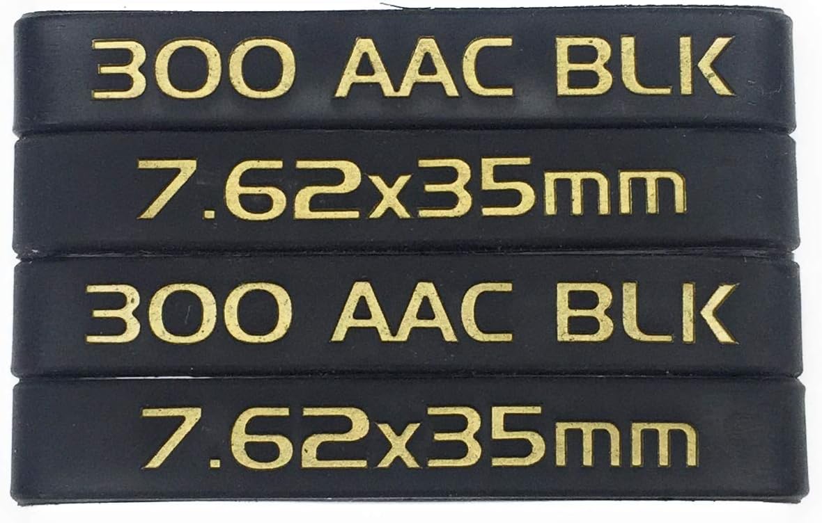 Sighthound Ballistics 300 AAC Blackout Magazine Marking Band 4 Pack