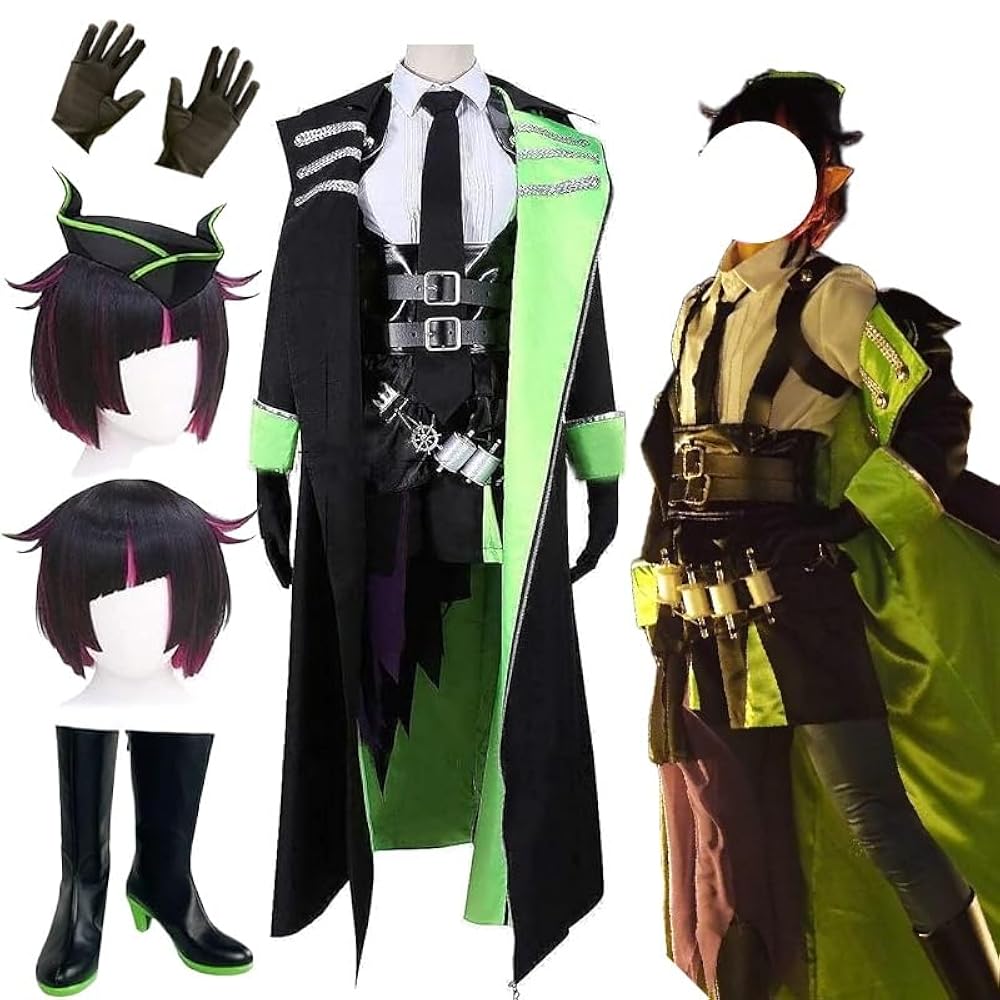 ツイステ リリア コスプレ 寮服 XL ウィッグ 靴 セット Amazon.co.jp: [LELE] ウィッグ、靴付き ツイステッド