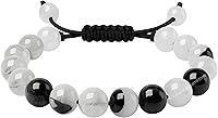 Vista 655 de Amazing Gemstone Crystal Bracelet for Women Men's Gifts - Protection Healing Crystal Bracelet - 8mm Gemstone Beaded Adjustable Bracelet Pulseras