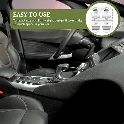 Miniatura 8 de WHAMVOX Soporte de micrófono Clip de suspensión de micrófono con tornillos Gancho compacto para micrófono de coche fácil de instalar para accesorios