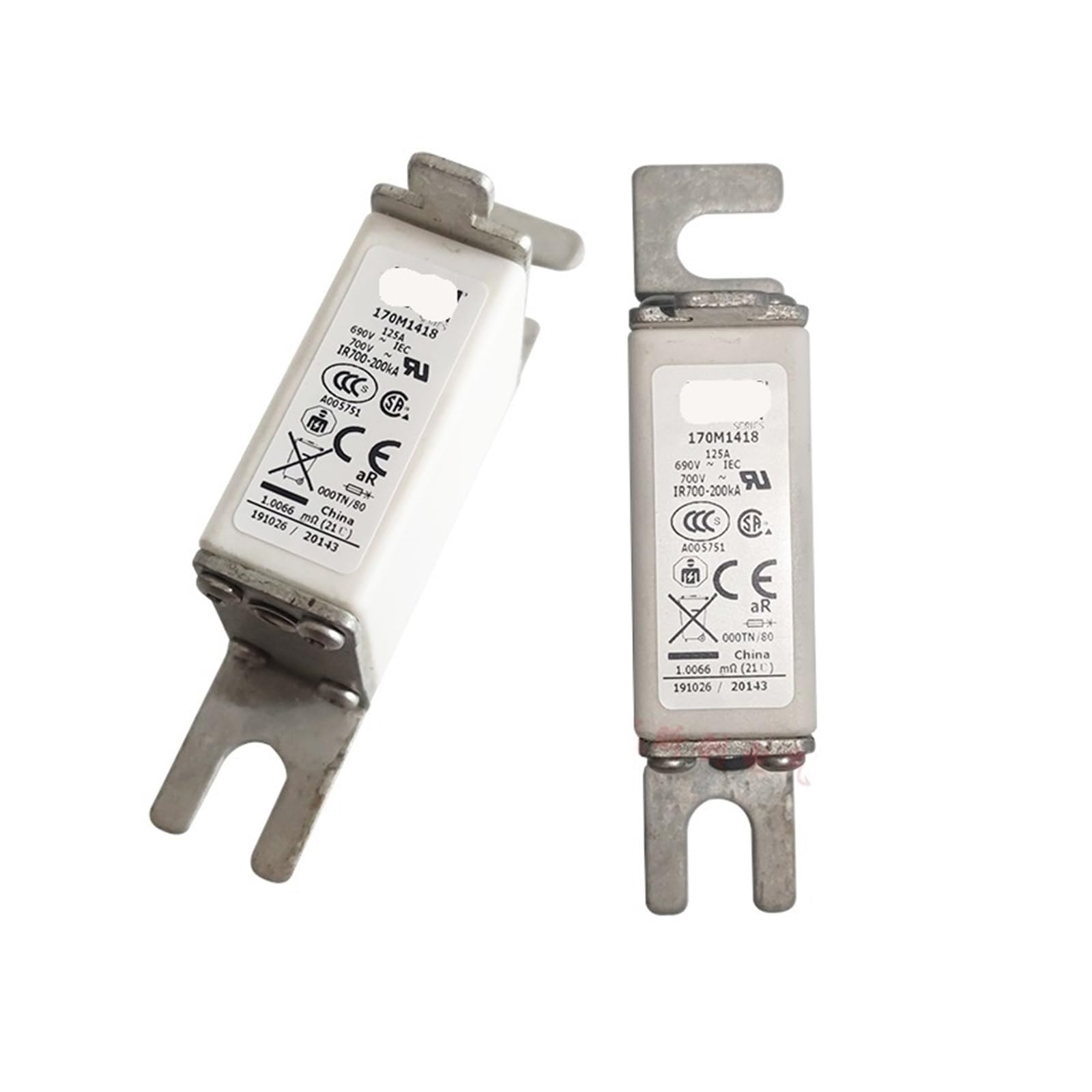 QRUYHBAJU 1 Fuse 170M1418 170M1419 125A 160A 690V 700V