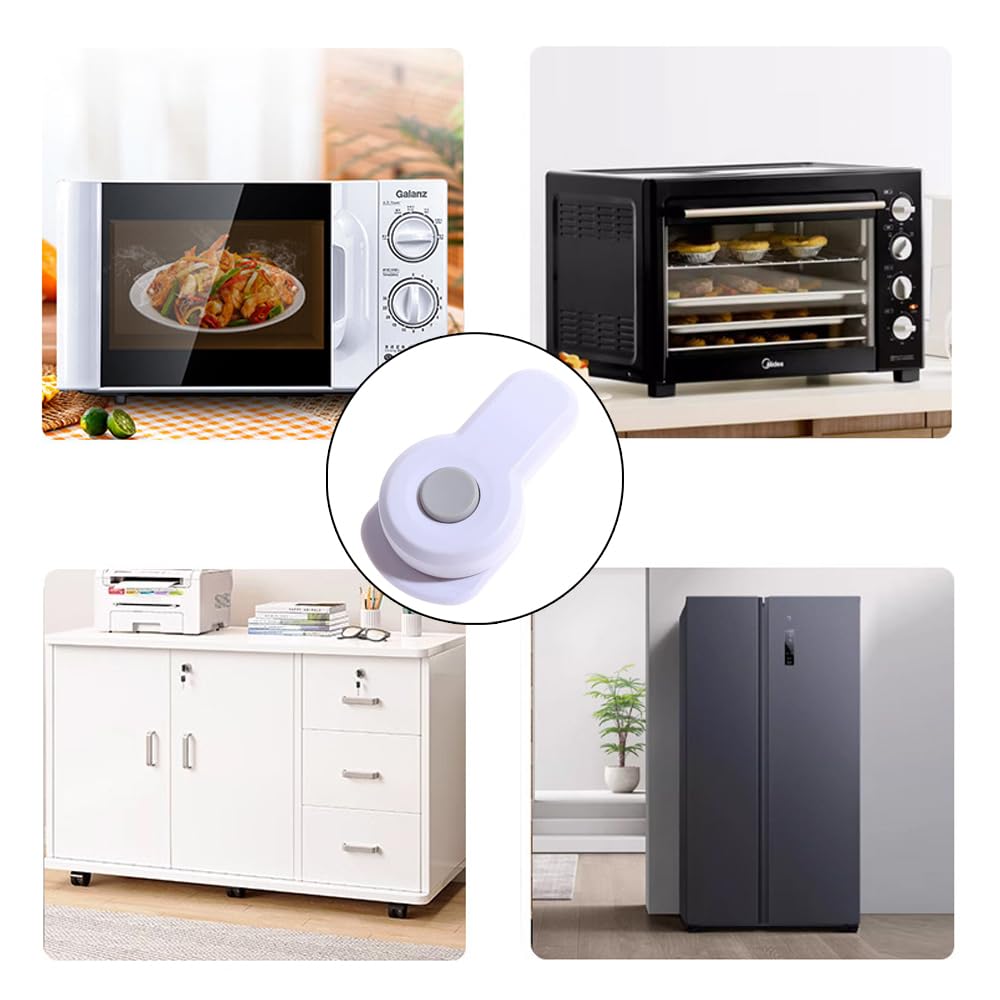 Cerradura de horno para niños, puerta de estufa, interruptor con adhesivo adhesivo para cocina, niños, bebés, protección segura