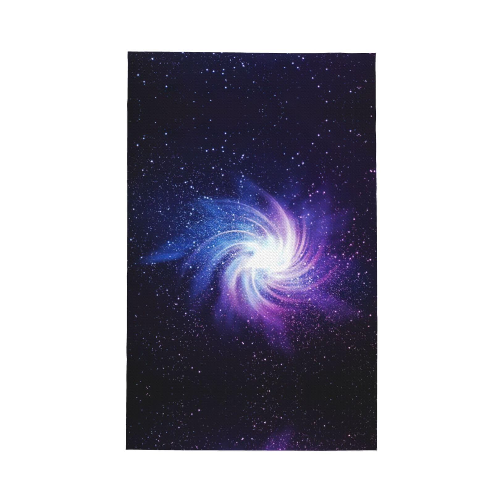 aabkjgfr Glaxy Print Waffle Kitchen Towels,Absorbent Dishcloths,Household Tableware Wipes,Multi-Functional Tea Towels