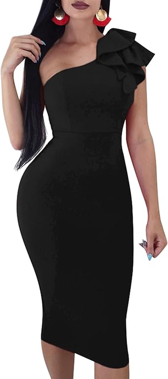 Amazon.com: Mokoru Women's Sexy Ruffle 