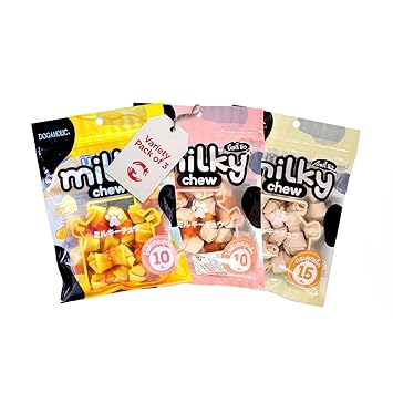 Petsy - Dogaholic Bone Variety Dog Treat Pack for All Dog Breeds and lifestages (Pack of 3 Flavours)