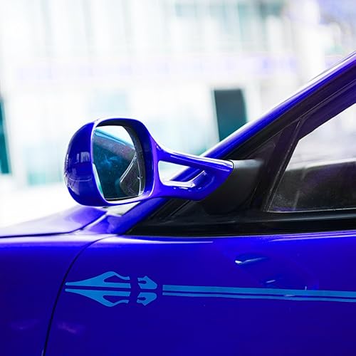 Miniatura 7 de Rayas de vinilo a rayas azules, línea autoadhesiva para carrocería de automóvil, cinta de rayas automáticas, emblemas de cinta adhesiva para