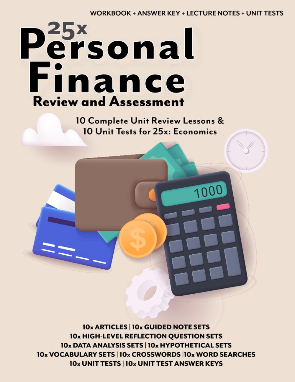 25x: Personal Finance — Review and Assessment: Unit Reviews and Tests for 25x: Personal Finance (25x Social Studies)