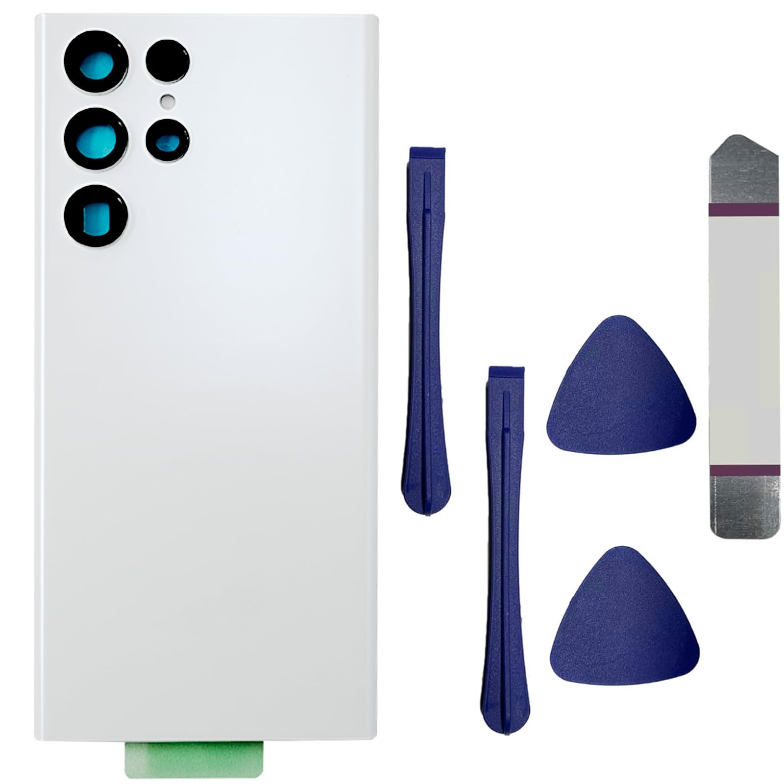 Galaxy S22 Ultra 5G Back Glass Replacement for Samsung Galaxy S22 Ultra Door Cover with Camera Glass Lens and Tape Parts for Samsung Galaxy S22 Ultra