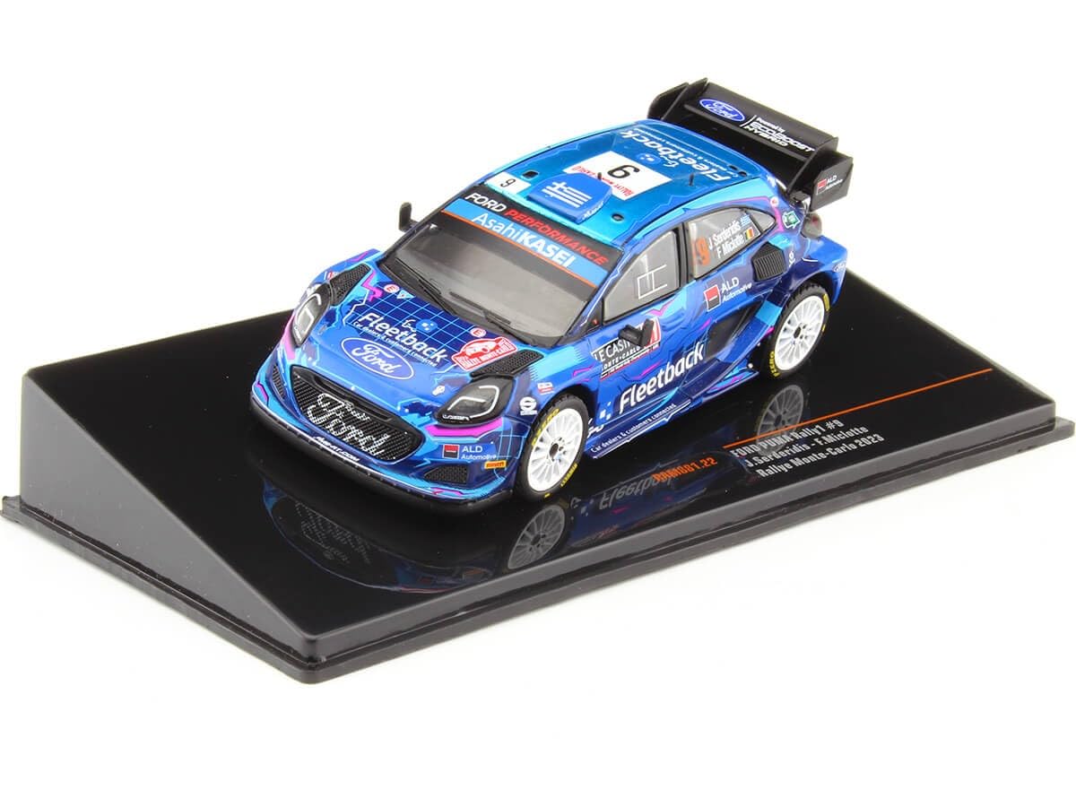 Ford Puma Rally1 miniature WRC Monte Carlo 2023 voiture de course 1:43