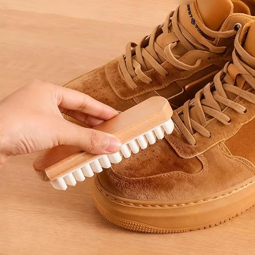 Miniatura 8 de Cepillo y borrador de zapatos de gamuza, cepillo y borrador de gamuza mejorados 2025, limpiador multiusos de nobuck para zapatos, bolsos, chaquetas,