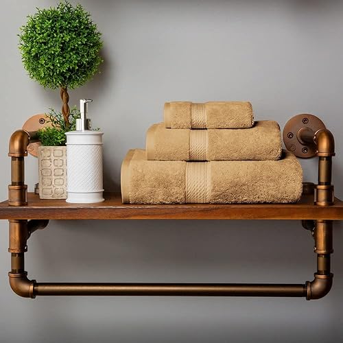 Miniatura 2 de SUPERIOR Madison TS - Juego de 3 toallas, color tostado