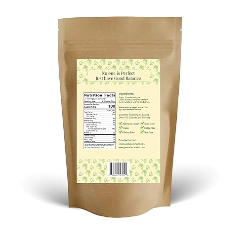 Miniatura 2 de Good Balance Health - Obleas de chocolate oscuro, semidulce, sin lácteos, sin soja, chocolate derretido para postres, hornear, fondue, inmersión,