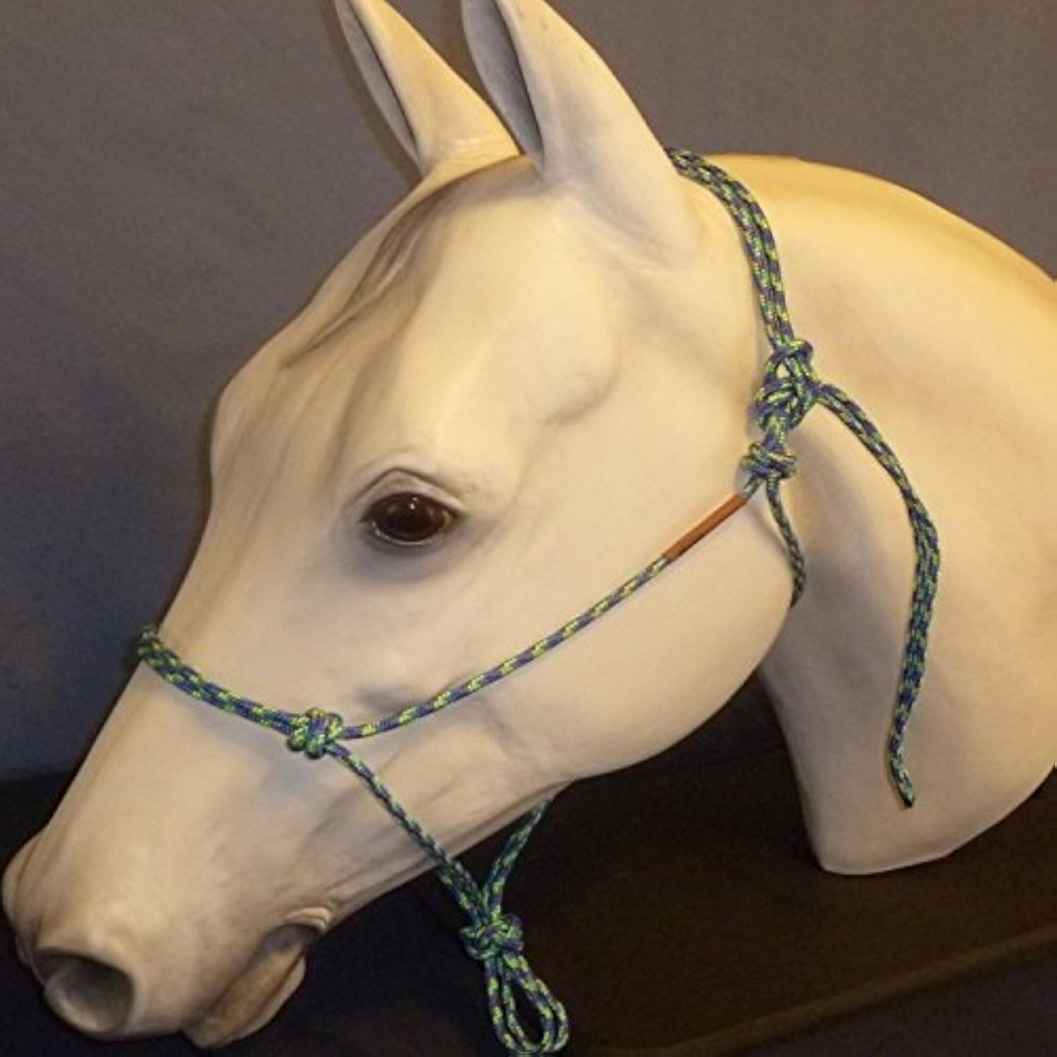 Horse Rope Halter - Firm 1/4" Polyester
