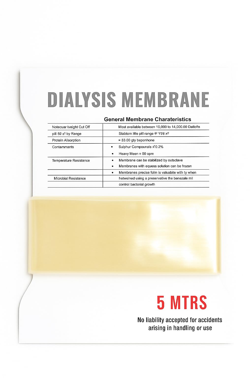 Dialysis Experiment Kit with Visking Tube | Semi-Permeable Membrane for Osmosis & Diffusion | Ideal for School, College & Laboratory Use(5.MTRS=500CM).-image-11