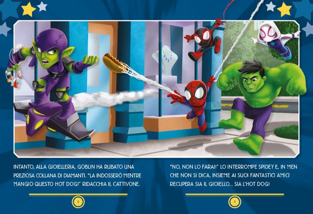 Supereroi crescono. Spidey e i suoi fantastici amici. 5 minuti prima di dormire. In maiuscolo. Ediz. a colori