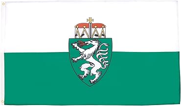 AZ FLAG STYRIA FLAG 3' x 5' - STEIERMARK LAND IN AUSTRIA FLAGS 90 x 150 cm - BANNER 3x5 ft