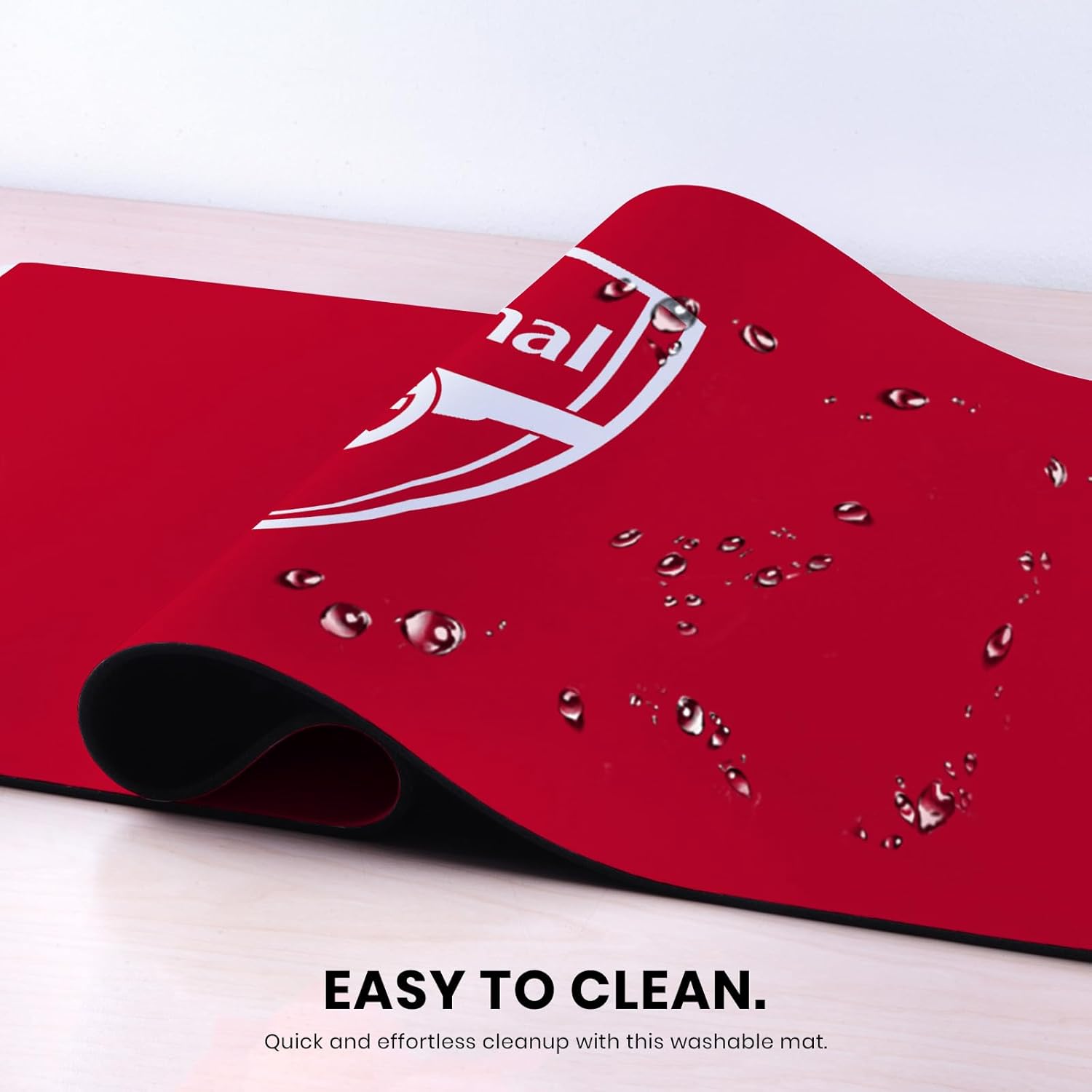 Head Case Designs Officially Licensed Arsenal FC Home 2025/26 Kit 37.4 x 15.75 x 0.16 inches (900 x 400 mm) - XL Gaming Office Desk PC Keyboard Mouse Mat Pad