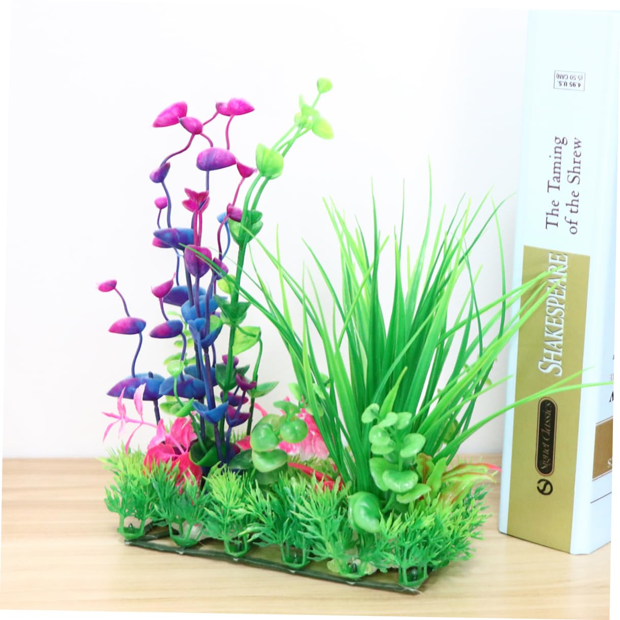 DOITOOL 3 Piezas Plantas de pecera Plantas Falsas Decoraciones de peceras para pecera decoración Artificiales de Acuario Algas Marinas Decorar Flores Falsas