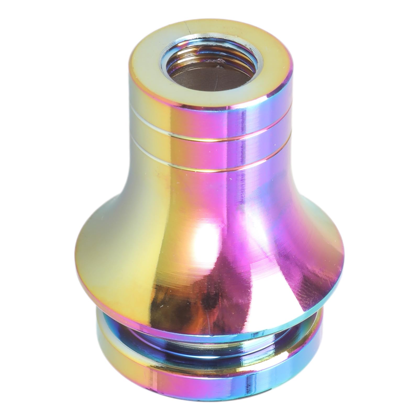 Pumpumlia Color M12x1.25 Shifter Knob Boot Retainer Rustproof Lever Adapter For Manual Vehicles Knob Adapter Aluminum Gear