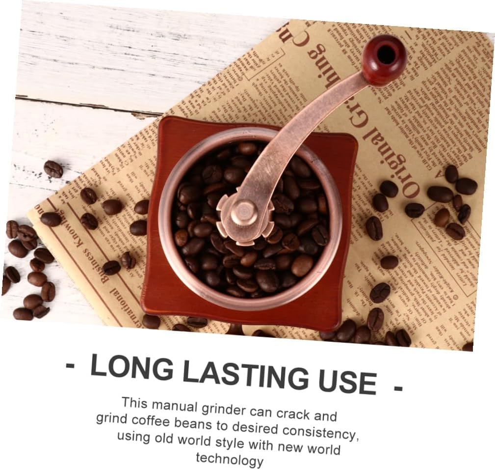 Portable Manual Coffee Grinder with Grinding Easy to Settings for Coffee Lovers Home Office Camping