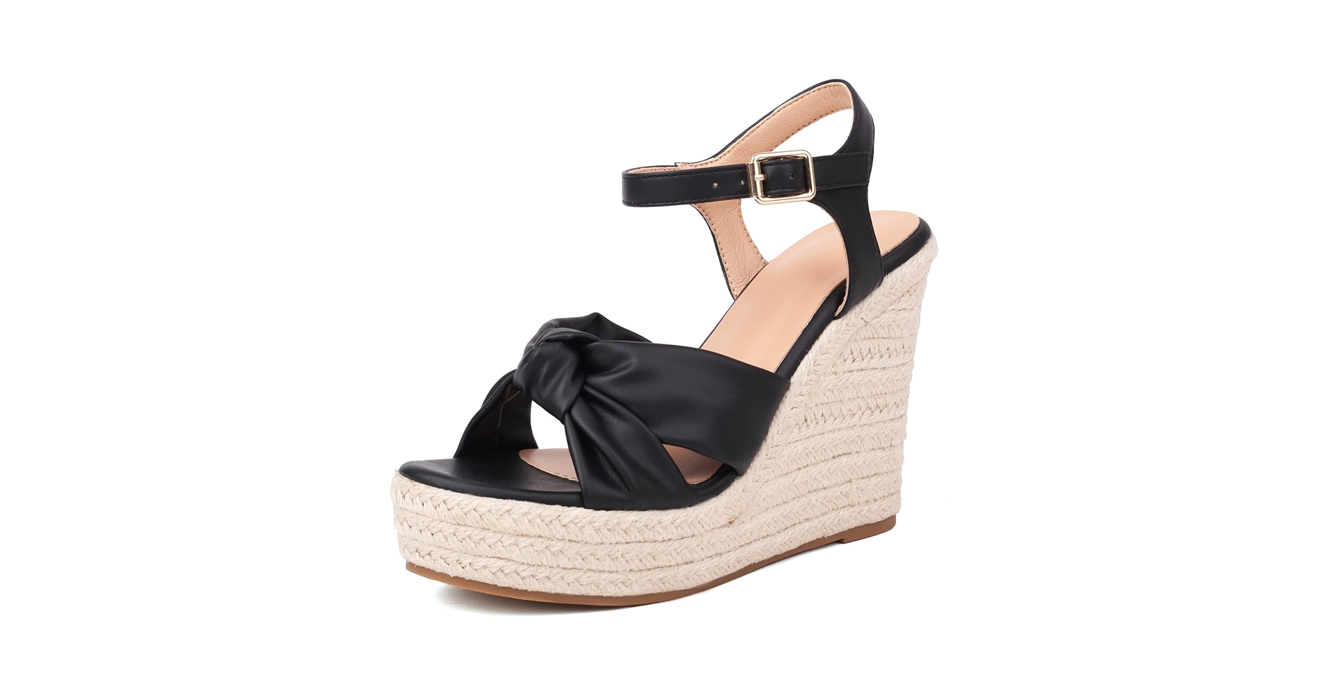 Amazon.com | ZodyBoer Womens Raffia High Heel Espadrille