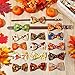 Talltalk 30 Pcs Fall Pumpkin Dog Collar Bow Ties Bulk Thanksgiving Dog Bowtie Holiday Puppy Grooming Accessories Collar Charms Detachable Attachment Autumn Cat Bow for Small Medium Large Puppy Cat