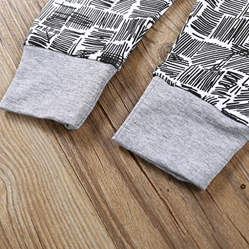 (0-18 Months) Newborn Infant Baby Boy Clothes Bear Letter Romper+ Pants+Hat 3Pcs Outfits Set Infant and Toddler Short-Sleeved Bear Print Hakama + Gray Trousers + Hat Three-Piece Suit - Thumbnail 7