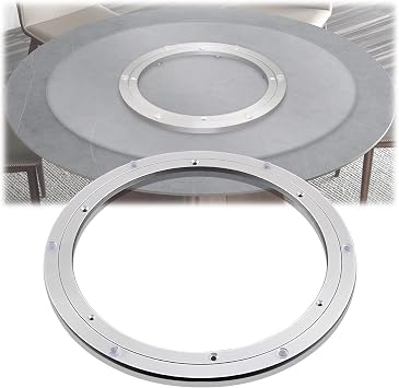 Heavy Duty Table Swivel Base Bearing, Aluminium Alloy Lazy Susan Turntable Bearing, 360 Degree Rotating 5 8 10 12 14 16 18 20 24 28 32 40inch Plate Stand Base Bearing