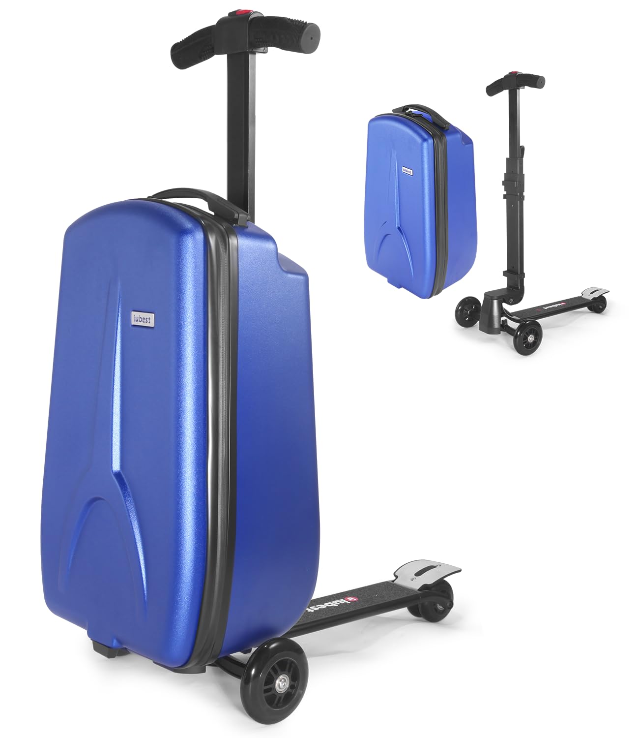 iubestScooter suicase for Kids-Blue, Blue, Scooter Luggage for Kid