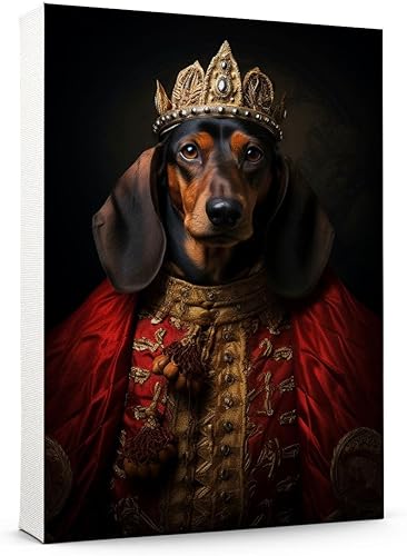 Miniatura 1110 de Thuan Chow Chow Retrato de mascota con disfraz real de perro en un disfraz retrato de perro con vestimenta Retrato medieval de mascota retrato