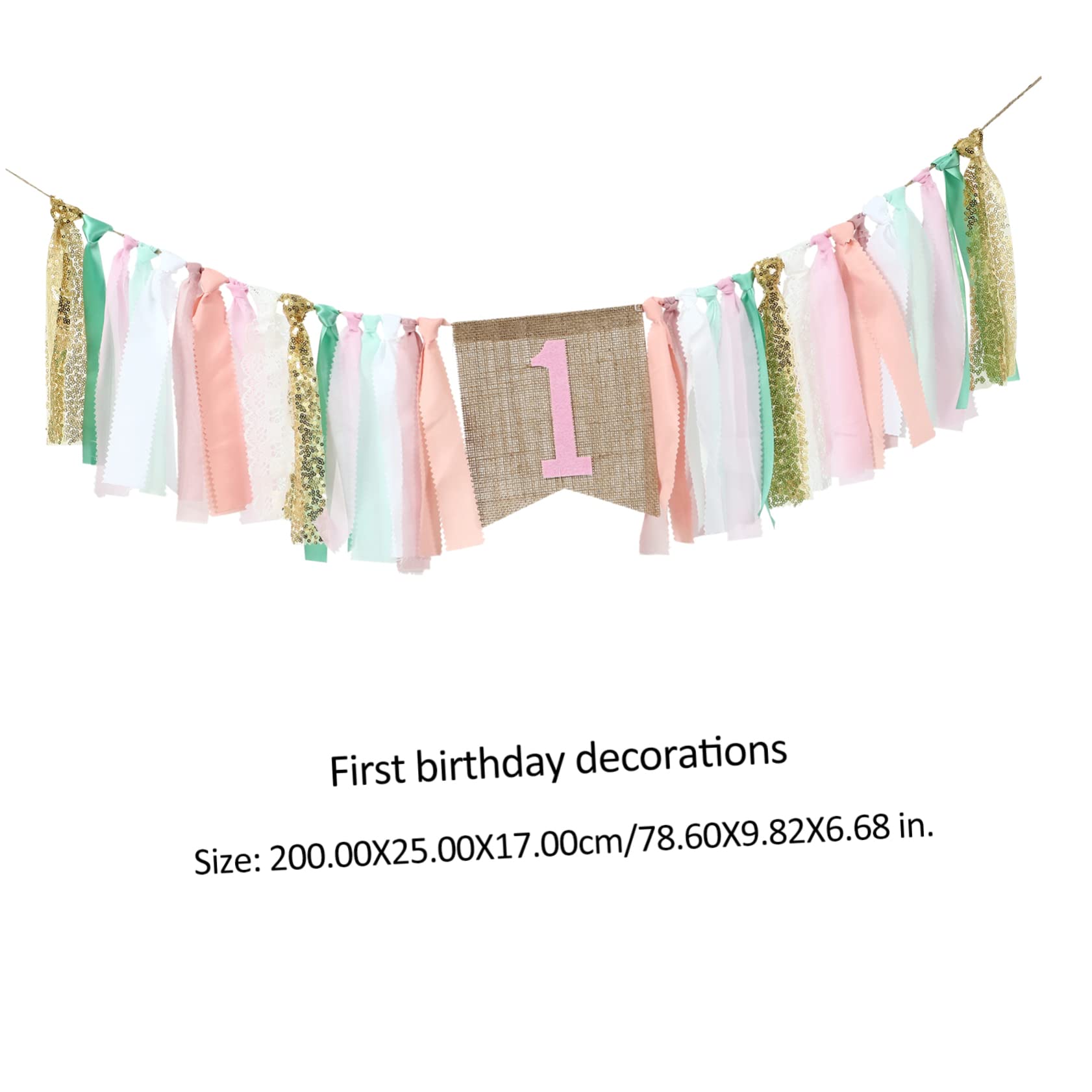 Toyvian 3pezzi Striscione Compleanno Per Decorazioni Feste Bandiera Per Compleanno Con Design Adorabile e Texture Raffinata Atmosfera Accogliente Per Foto e Celebrazioni Vivaci