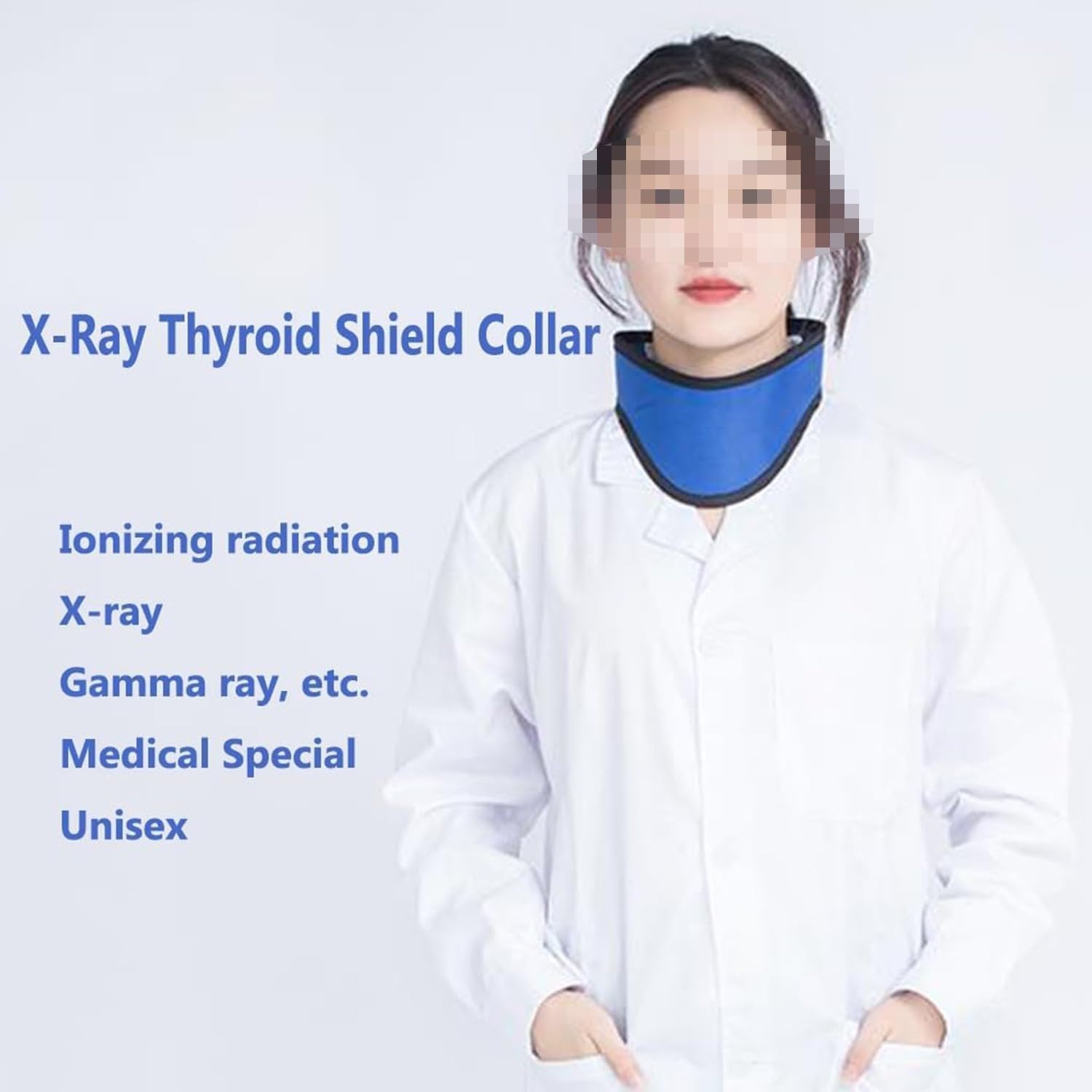 Delantal De Plomo Delantal Protector De Rayos X De 0,3 Mmpb/0,5 Mmpb, Delantal De Plomo Resistente A La Radiación, Traje De Plomo con Escudo De Rayos X, para Médicos Y Enfermeras