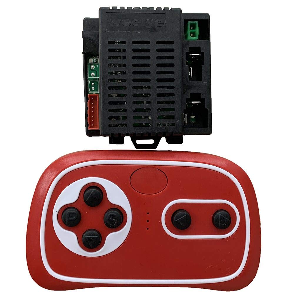 Wellye RX57 12V Children's Electric car 2.4G Bluetooth (Red) Control and Receiver Accessories with FC CE Certification, Children's Electric car Replacement Parts