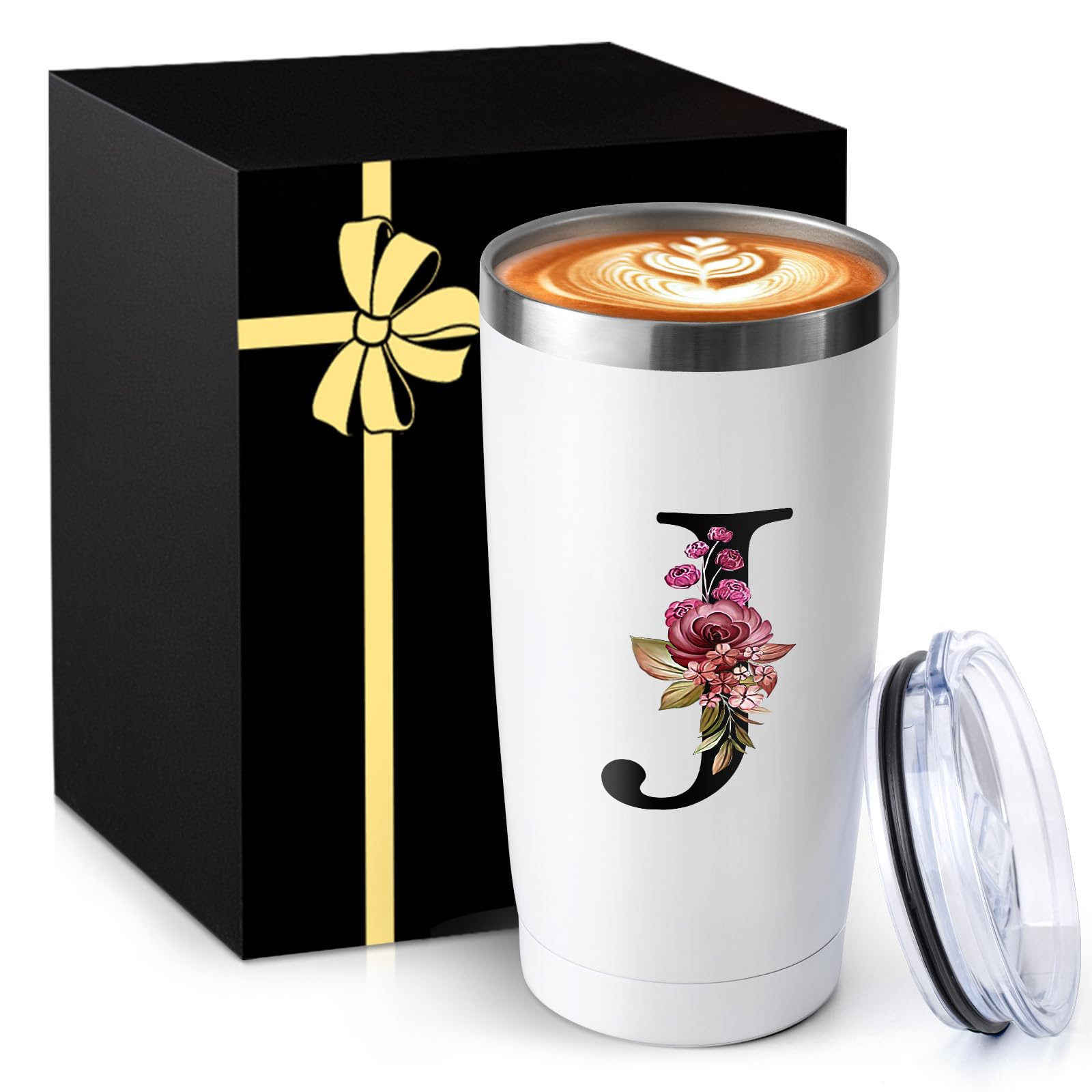 20 Oz Insulated Coffee Cup with Lid Car Tumbler Travel Mug Women Her Sister Mom Girlfriend Aunt Best Friend Friendship Grandma Bestie Wife Daughter Law Lady Happy Birthday Cool Unique Cute Gifts