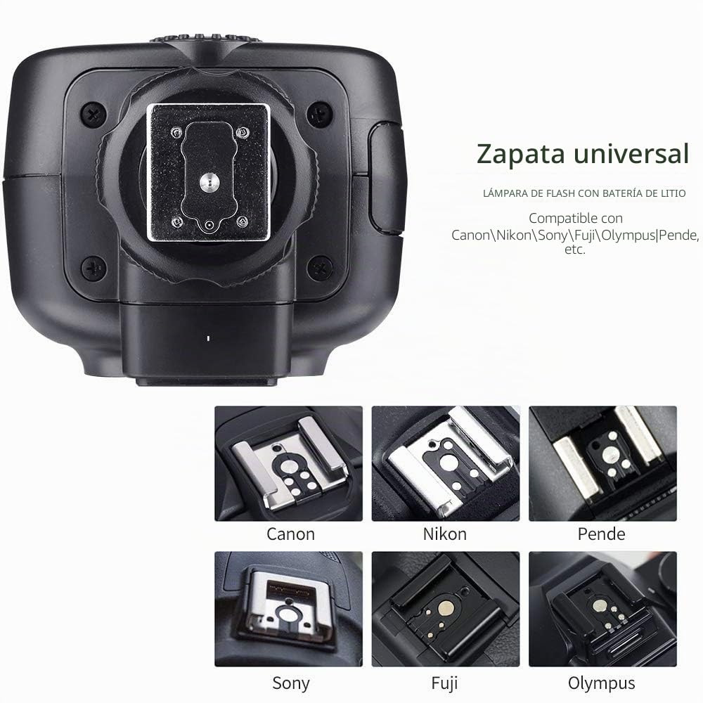 Godox TT600 2.4G Inalámbrico Flash Speedlite Maestro/Esclavo Flash con Built-in Sistema de Disparo para Canon Nikon Pentax Olympus Fujifilm Panasonic