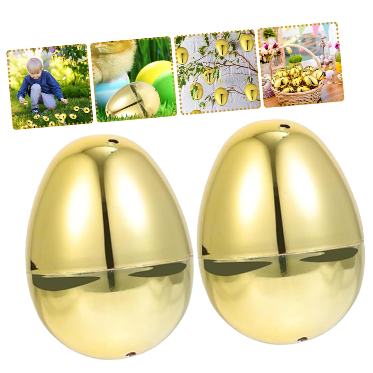 Amosfun 100pezzi Uova di Pasqua Riempibili Plastica Decorazioni per Feste Pasquali Uova Vuote per Giochi e Regali di Accessori per Celebrazioni Festive