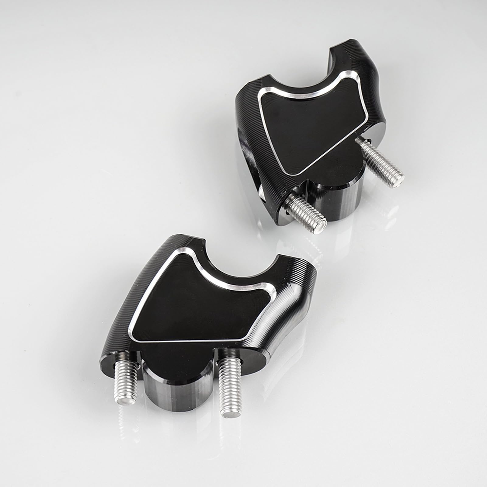 WOOGA Piezas modificadas para motocicleta Elevadores de manillar Kit de abrazadera de montaje de altura de 45 mm 25 mm hacia atrás Compatible con Ho&nda Rebel CMX 1100500/300/250 Accesorios 2017-2024
