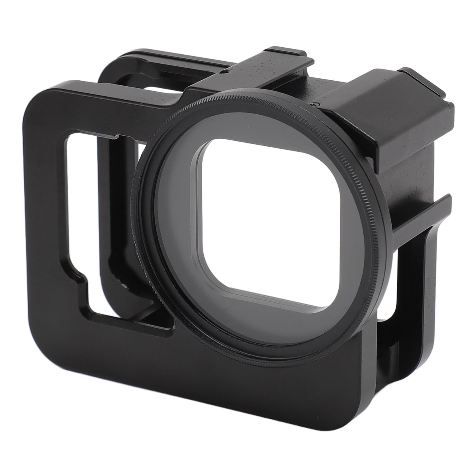 Coque de Cage de Caméra, Boîtier de Cadre en Aluminium pour Caméra, Boîtier de Protection à Découpes Précises avec Tournevis Hexagonal en Forme de L pour Appareil Photo, Support