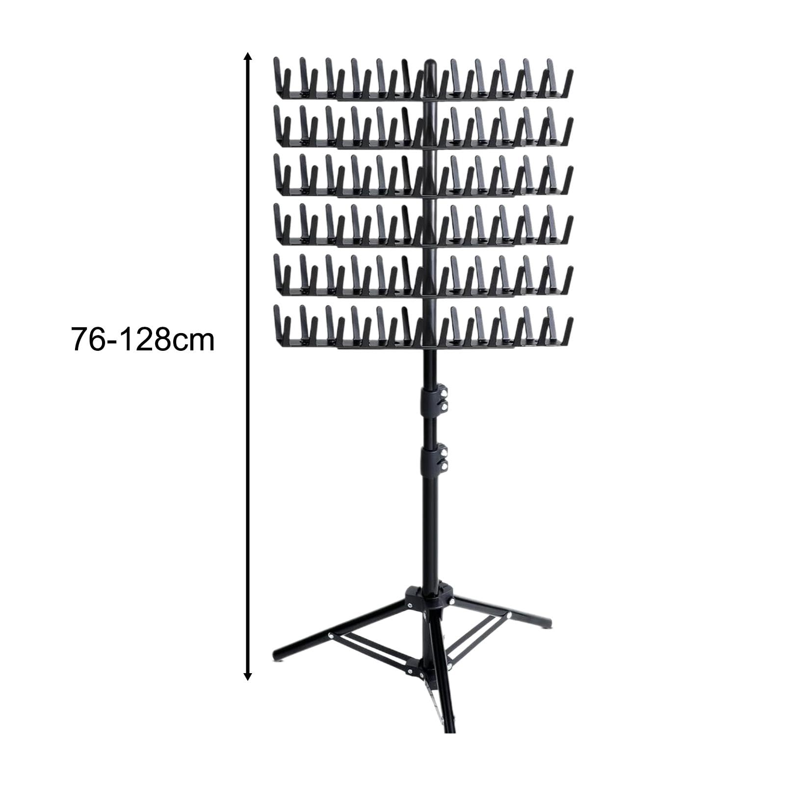 Sharplace Adjustable Braiding Hair Rack for Braiding,144 Pegs Hair Divider Rack,Hair Extension Holder Hanger for Hairstylists,Braiders - Image 2