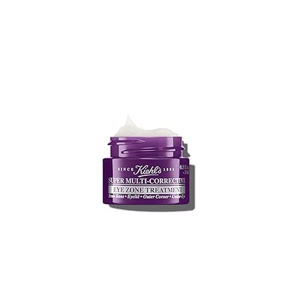 Kiehl's Super Multi-Corrective Eye Cream, Anti-Aging Cream that Lifts Brow Bone Area, Smooths and Firms Eye Lids, Bilberry Seed Extract and Collagen Peptide for Tighter and Smoother Looking Skin