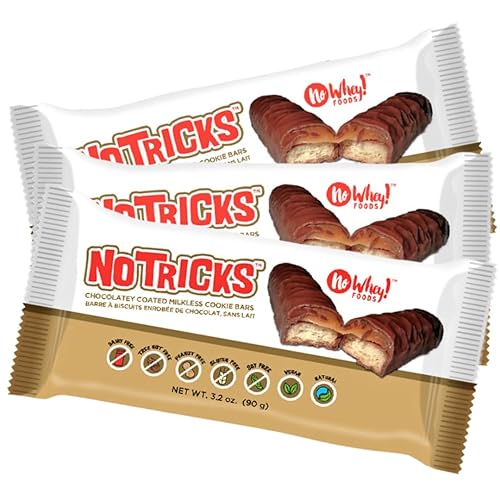 Gluten Free, Vegan, Nut Free '"No Tricks" Caramel Cookie Bars (3 Pack) | All Natural | Allergy Friendly | Dairy Free, Peanut Free, Nut Free, Soy Free, Sesame Free | No Whey Foods - Caramel - 3 Count (Pack of 1)