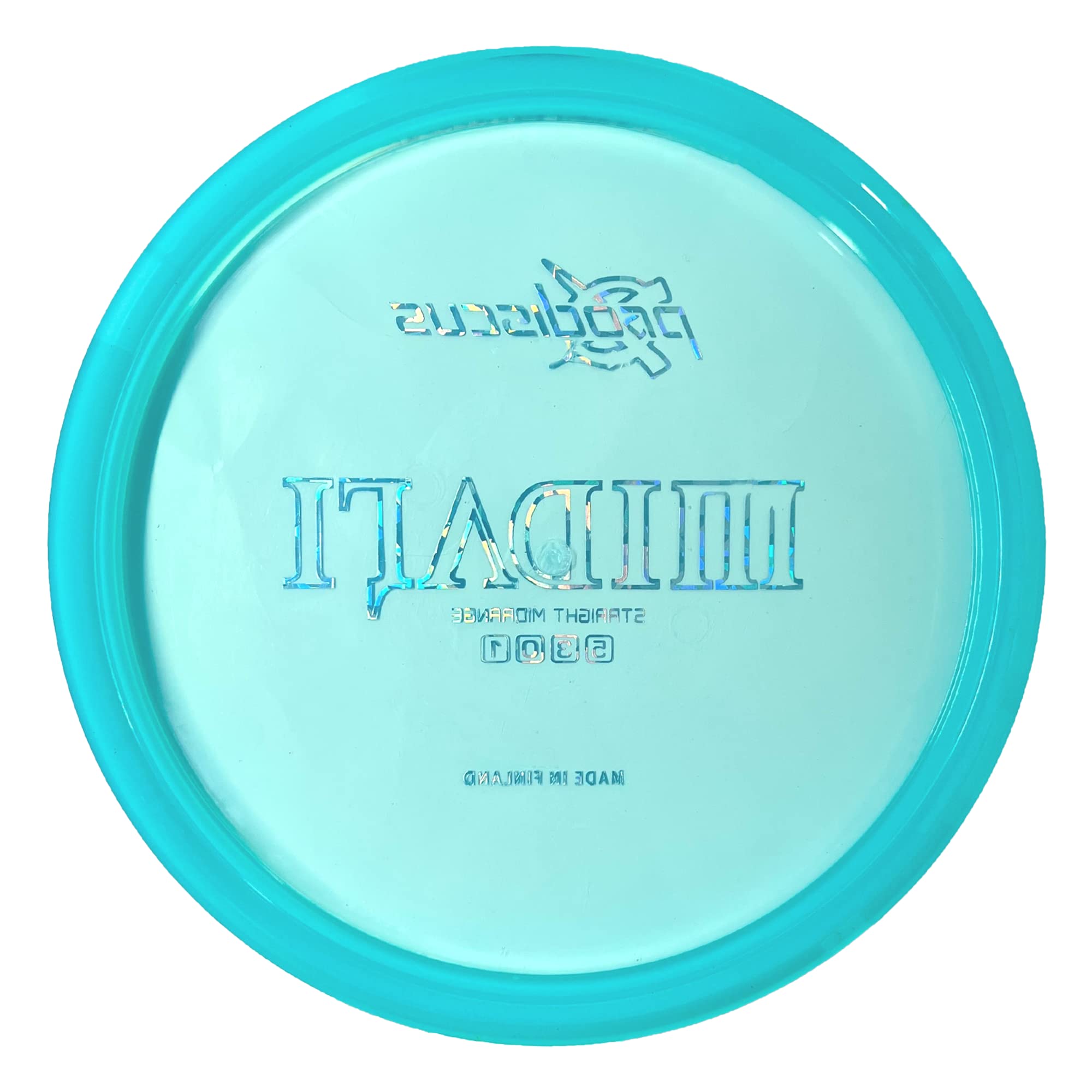 Midari Straight Disc Golf Midrange in Premium Plastic for All Disc Golfers by Prodiscus (Colors Vary)