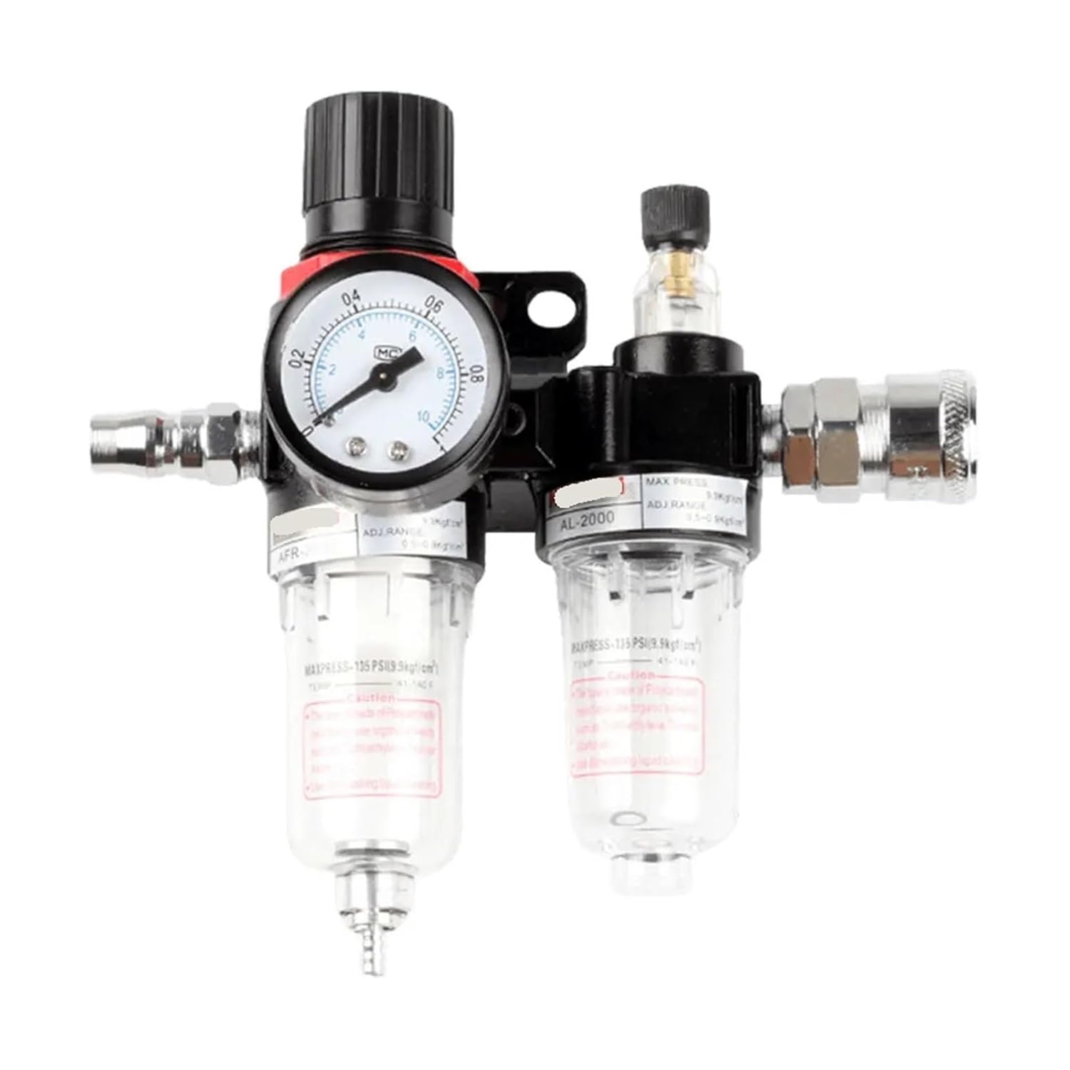 AFC2000 Pneumatic Air Filter Pressure Regulator 1/4 Inch Air Tool Compressor Filter Water/Oil Separator