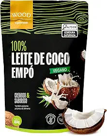 Leite de Coco em Pó 100% Puro Vegano Sem Lactose 454g